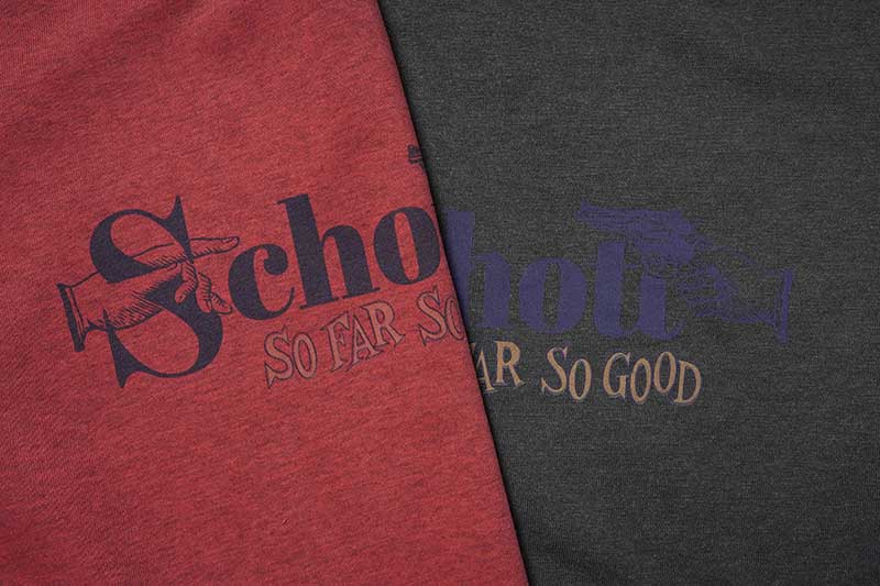 Schott ����å� �������å� �ȥ졼�ʡ� "PIGMENT SO FAR SO GOOD CREW SWEAT"  782-5232013