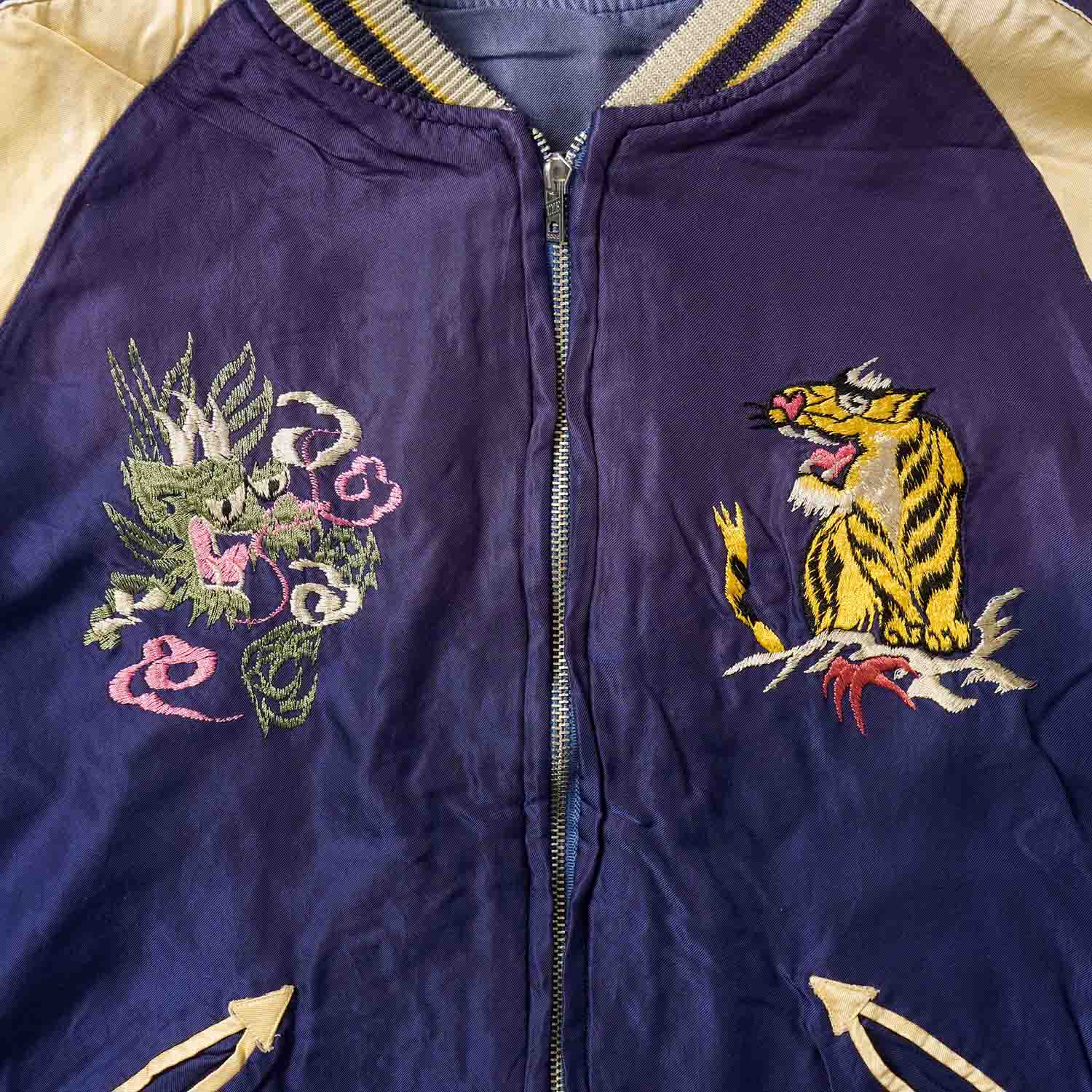 TAILOR TOYO �ơ��顼���Ρ����������Acetate Souvenir Jacket  "EAGLE �� DRAGON x JAPAN MAP"(AGING MODEL)  TT15907