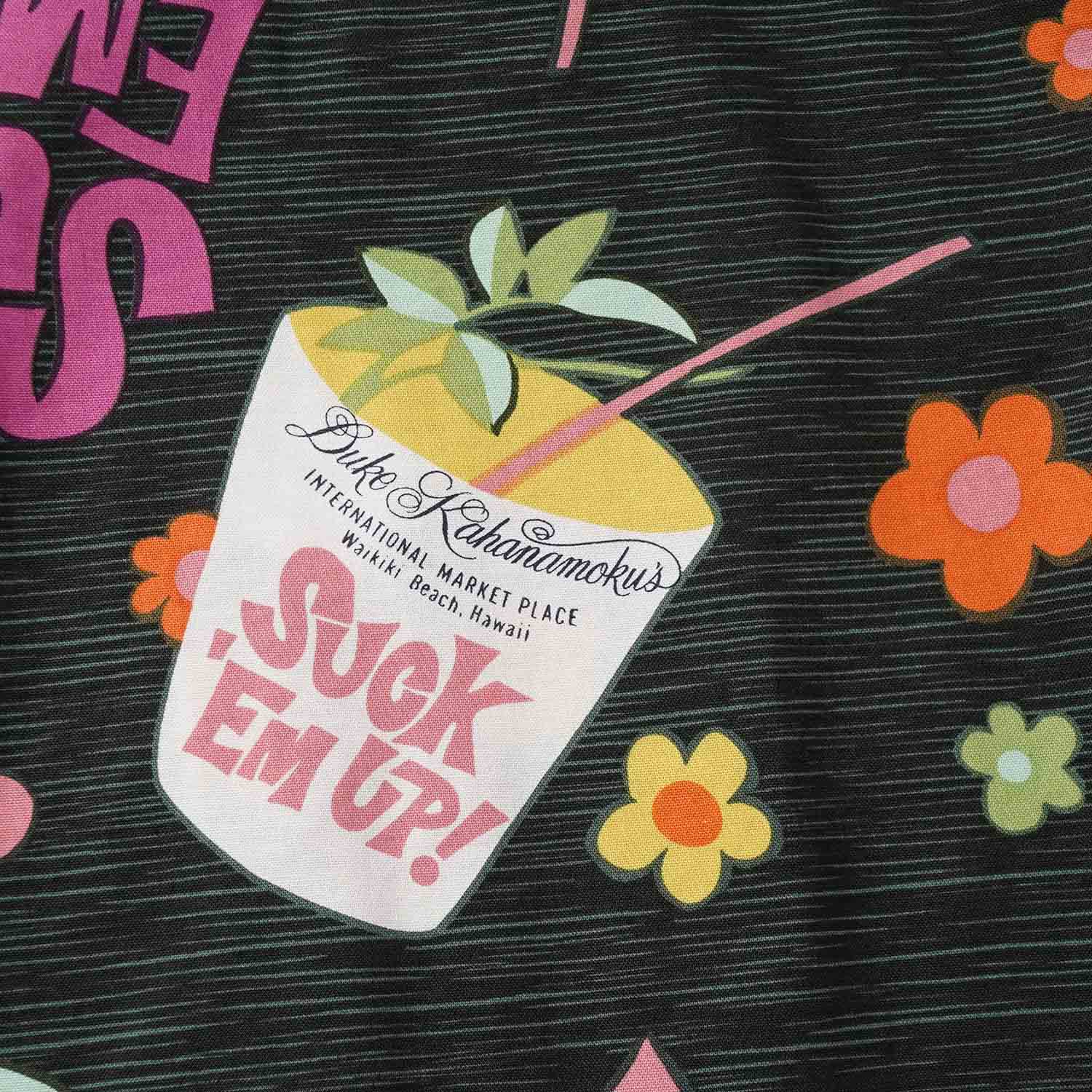 SUN SURF ���󥵡��� Ⱦµ �����ϥ���� DUKE KAHANAMOKU COTTON HAWAIIAN SHIRT  ��SUCK EM UP!��  DK39640