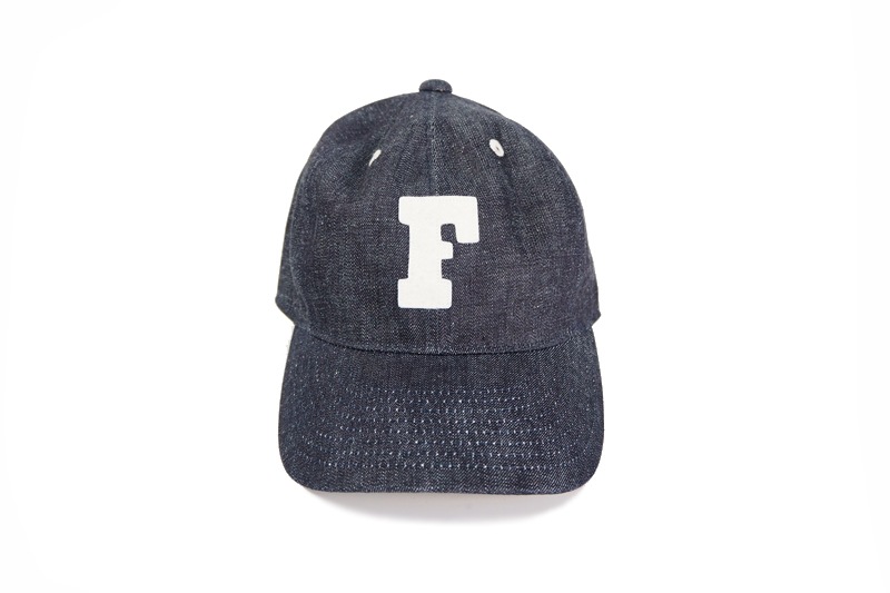 FULLCOUNT �ե륫����� ����å� ˹��  "6Panel Denim Baseball Cap 'F' Patch"  6843