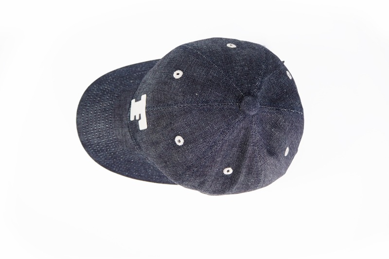 FULLCOUNT �ե륫����� ����å� ˹��  "6Panel Denim Baseball Cap 'F' Patch"  6843