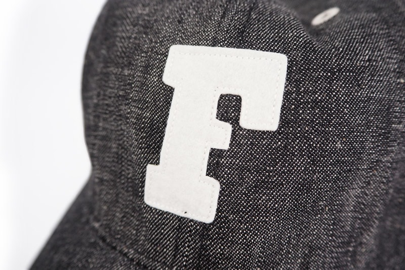 FULLCOUNT �ե륫����� ����å� ˹��  "6Panel Denim Baseball Cap 'F' Patch"  6843