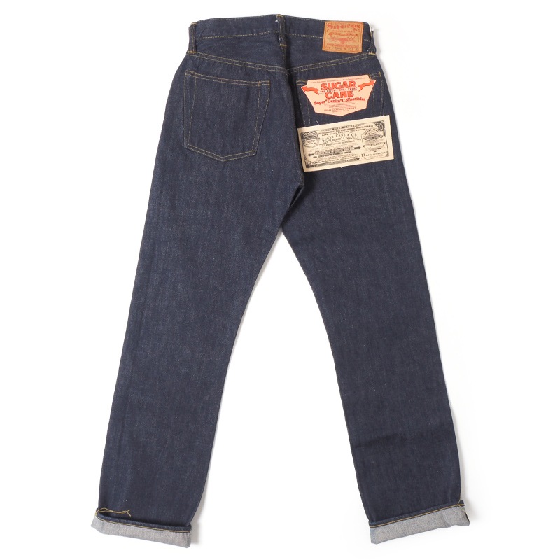 SUGAR CANE ���奬�������� �ǥ˥� �ѥ�� SUGAR CANE Super ��Denim�� Collectibles #07 13.5oz. BLUE DENIM WAIST OVERALLS ��1946�� MODEL SC49007
