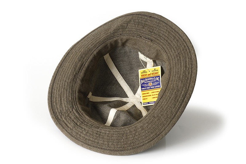 BUZZ RICKSON'S Хꥯ ˹ ϥå  "HAT, WORKING, BROWN DENIM"  BR02843