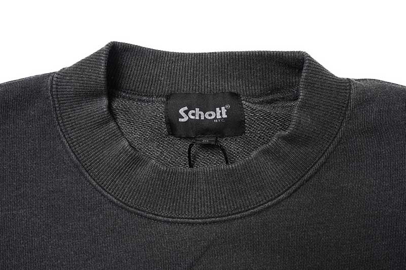 Schott ����å� �������å� �ȥ졼�ʡ� "PIGMENT SKULL AND SNAKE CREW SWEAT"  782-5232011