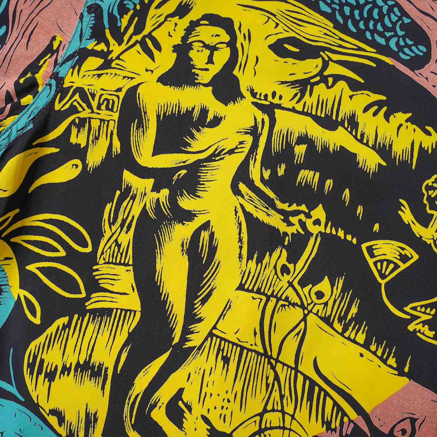 SUN SURF ���󥵡��� Ⱦµ �����ϥ���� SUN SURF SPECIAL EDITION ��GAUGUIN WOODCUT MYSTIC�� (SHORT SLEEVE) SS39673