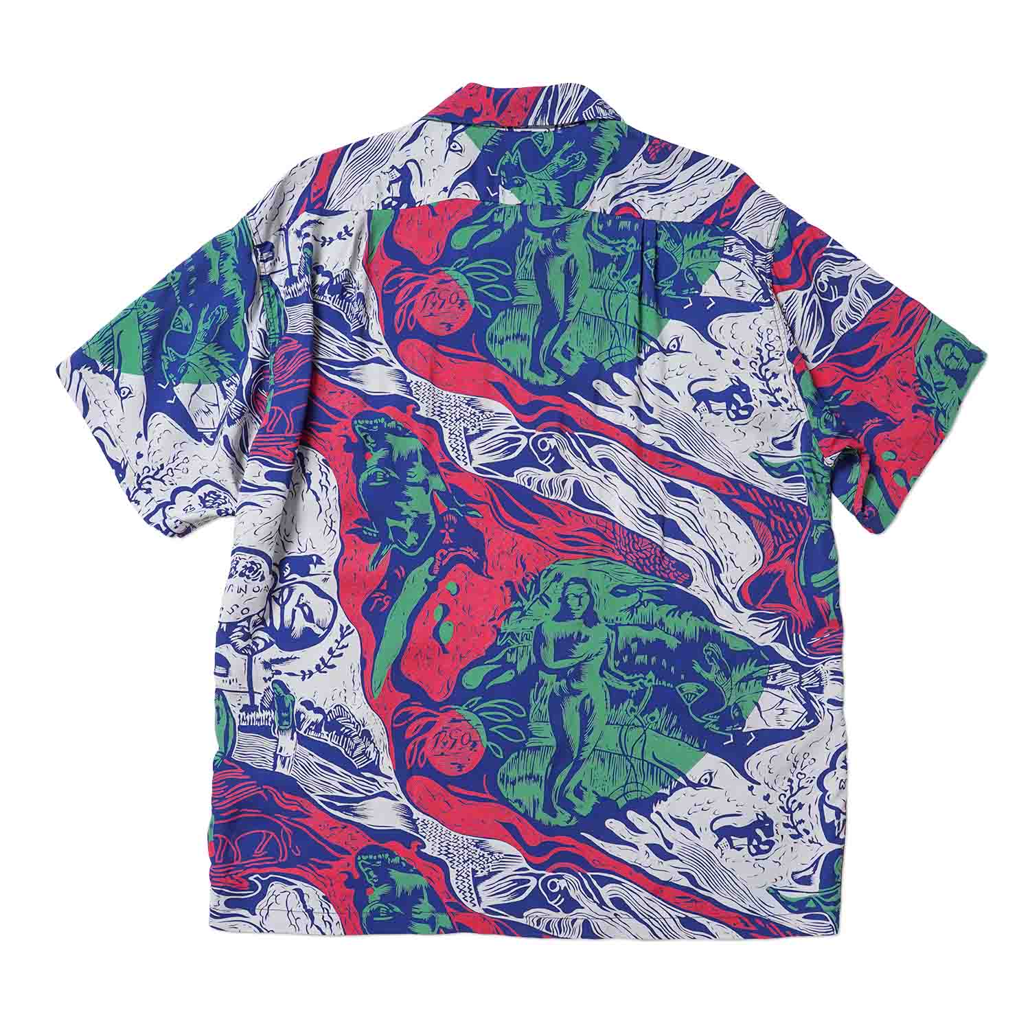 SUN SURF ���󥵡��� Ⱦµ �����ϥ���� SUN SURF SPECIAL EDITION ��GAUGUIN WOODCUT MYSTIC�� (SHORT SLEEVE) SS39673