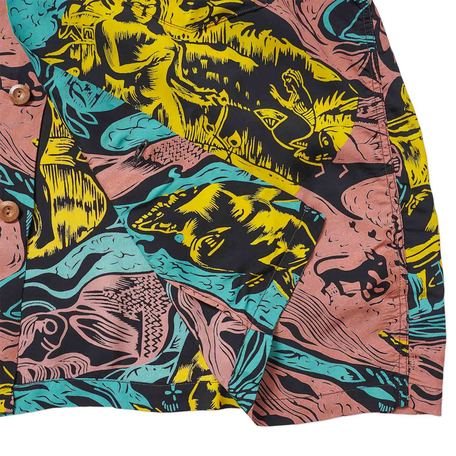 SUN SURF ���󥵡��� Ⱦµ �����ϥ���� SUN SURF SPECIAL EDITION ��GAUGUIN WOODCUT MYSTIC�� (SHORT SLEEVE) SS39673
