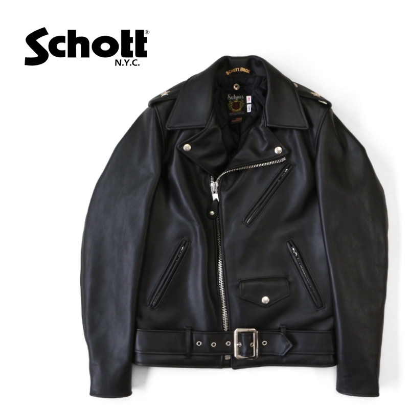 schott シングルライダース 44 XL 牛革 状態良 schott シングルライダース 44 XL 牛革 状態良
