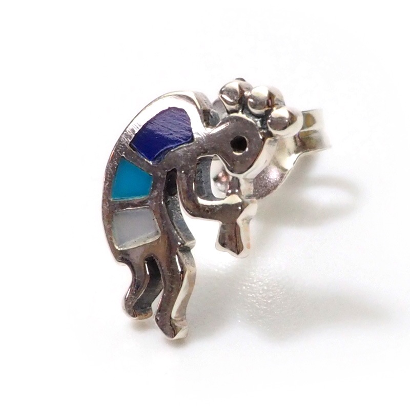 【J026】ヴィンテージ　ココペリ ピアス J026】ヴィンテージ ココペリ ピアス