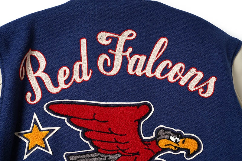 Whitesville �ۥ磻�ĥӥ롡����ɥ��㥱�åȡ�30oz. WOOL MELTON AWARD JACKET����RED FALCONS�ɡ�WV15386