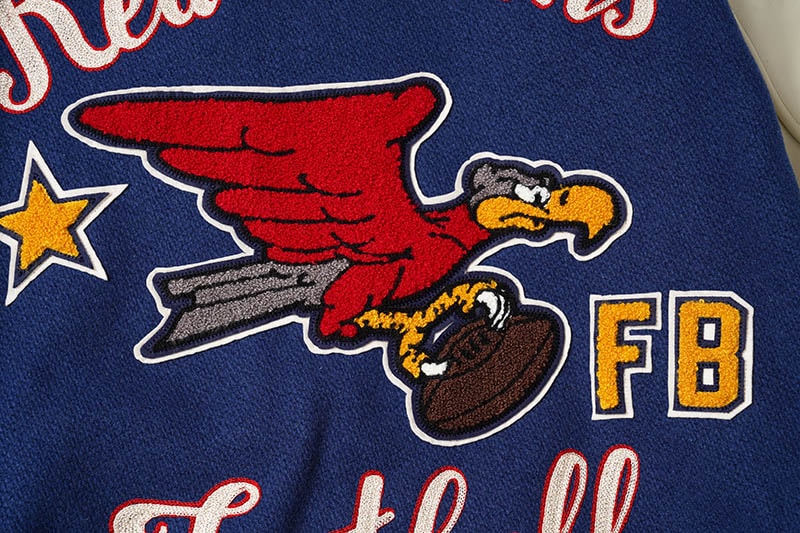 Whitesville �ۥ磻�ĥӥ롡����ɥ��㥱�åȡ�30oz. WOOL MELTON AWARD JACKET����RED FALCONS�ɡ�WV15386