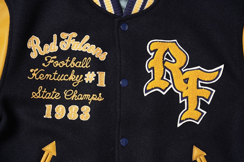 Whitesville �ۥ磻�ĥӥ롡����ɥ��㥱�åȡ�30oz. WOOL MELTON AWARD JACKET����RED FALCONS�ɡ�WV15386