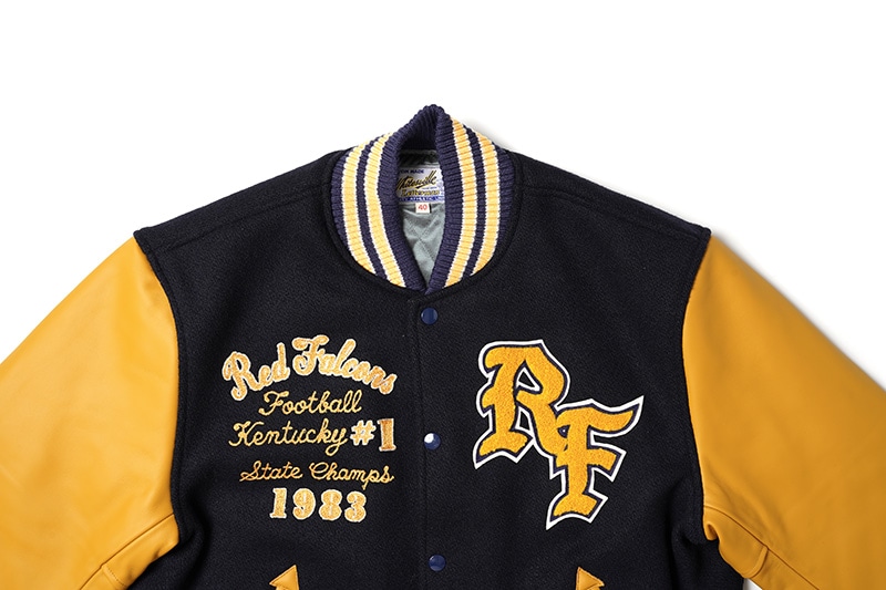 Whitesville �ۥ磻�ĥӥ롡����ɥ��㥱�åȡ�30oz. WOOL MELTON AWARD JACKET����RED FALCONS�ɡ�WV15386