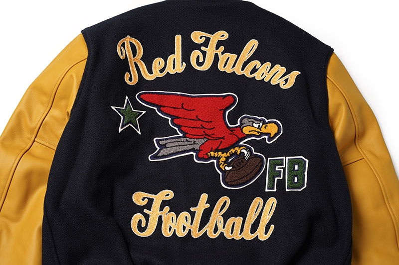 Whitesville �ۥ磻�ĥӥ롡����ɥ��㥱�åȡ�30oz. WOOL MELTON AWARD JACKET����RED FALCONS�ɡ�WV15386
