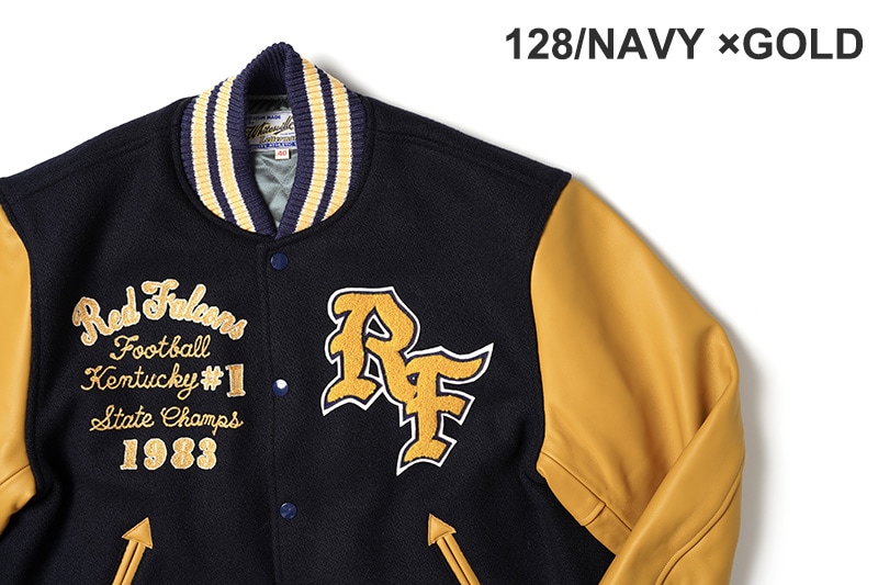 Whitesville �ۥ磻�ĥӥ롡����ɥ��㥱�åȡ�30oz. WOOL MELTON AWARD JACKET����RED FALCONS�ɡ�WV15386