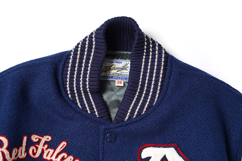 Whitesville �ۥ磻�ĥӥ롡����ɥ��㥱�åȡ�30oz. WOOL MELTON AWARD JACKET����RED FALCONS�ɡ�WV15386