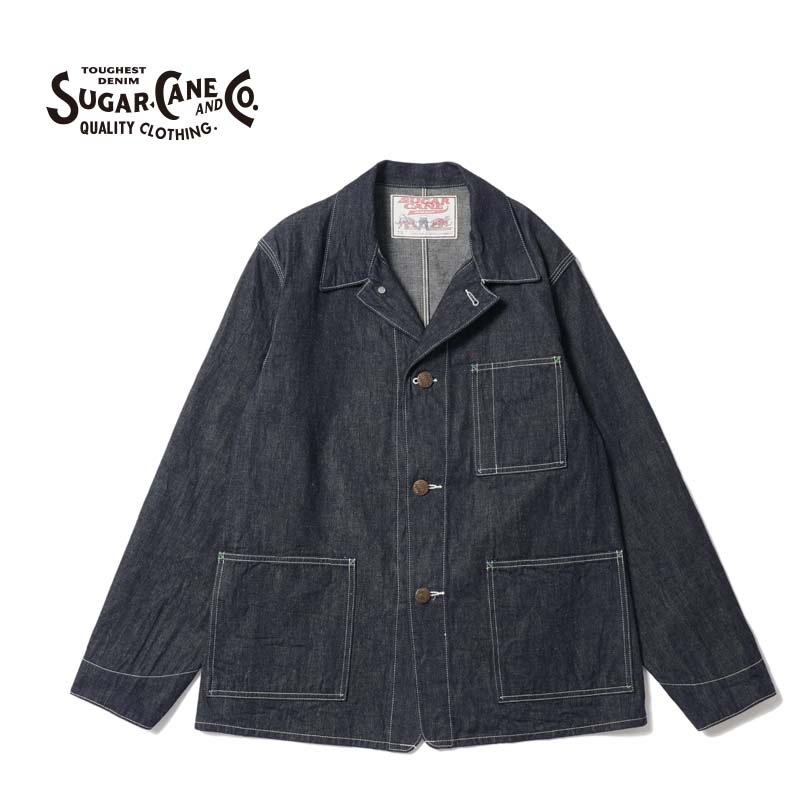 SUGAR CANE ���奬�������� �ǥ˥� ���С�������  ��FICTION ROMANCE 11oz. BLUE DENIM 1920's WORK COAT�� SC15503