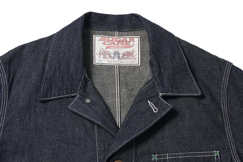 SUGAR CANE ���奬�������� �ǥ˥� ���С�������  ��FICTION ROMANCE 11oz. BLUE DENIM 1920's WORK COAT�� SC15503