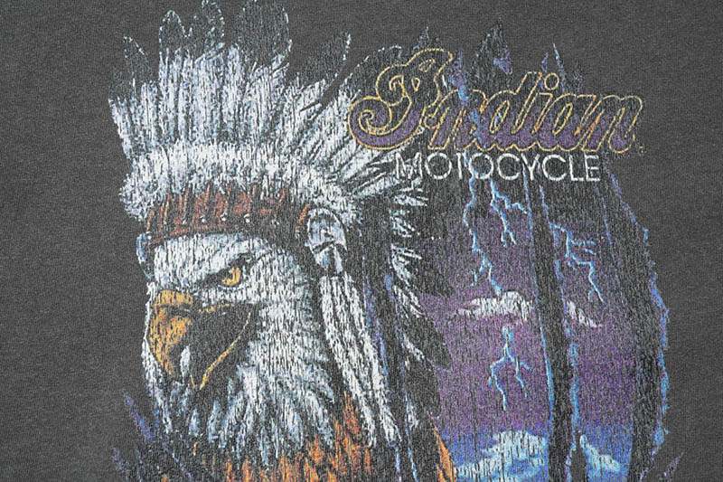 MR.OLIVE ߥ꡼ Ⱦµ T "INDIAN MOTOCYCLE COLLABORATION / USED PRINT T-SHIRT TYPE-B" M252102
