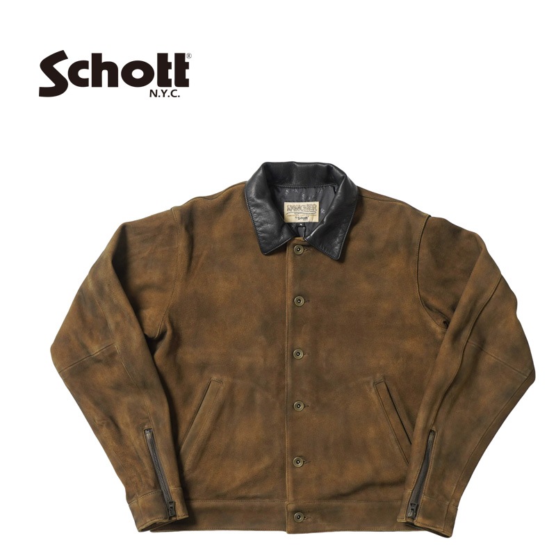 Schott åȡ˥塼ӡ  쥶㥱åȡ"NEWBIE SUEDE LEATHER JACKET" 782-5250009
