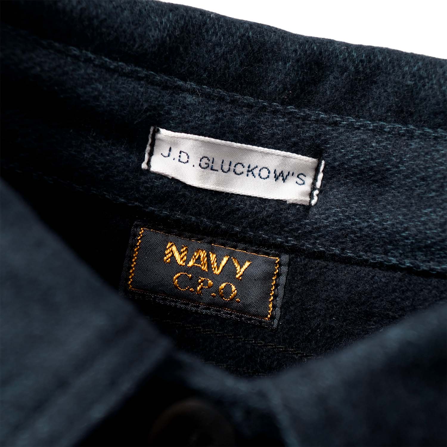 JOHN GLUCKOW ����󥰥�å��� Ĺµ�����  Lot JG-04  "1930s Chief Petty Officer(C.P.O.)Shirt"  JG-04(25AW)