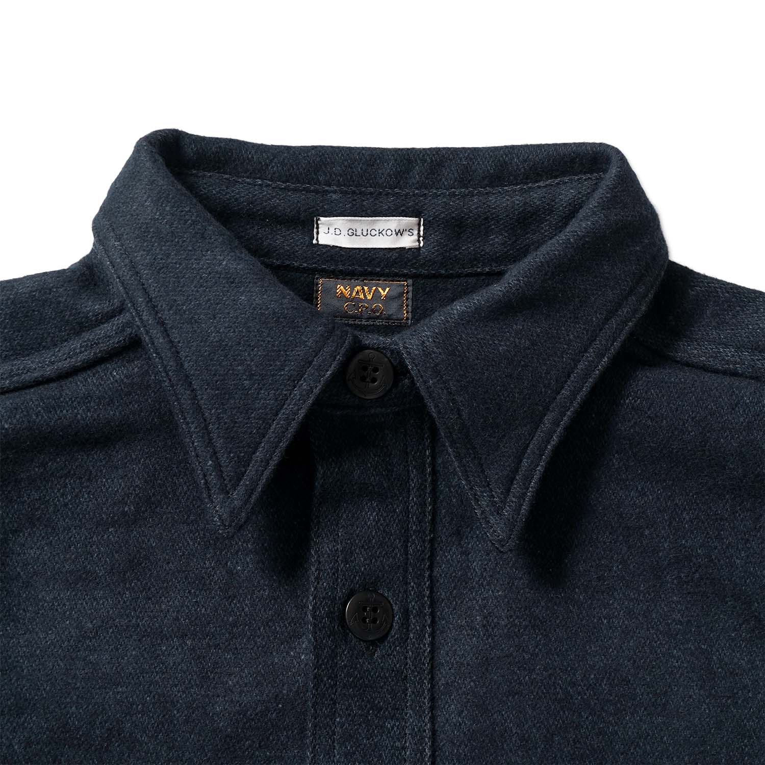 JOHN GLUCKOW ����󥰥�å��� Ĺµ�����  Lot JG-04  "1930s Chief Petty Officer(C.P.O.)Shirt"  JG-04(25AW)