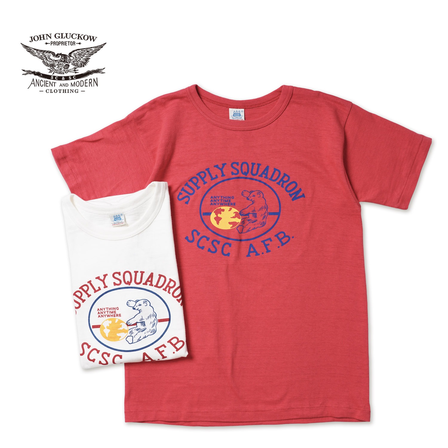 JOHN GLUCKOW ����󥰥�å��� Ⱦµ T����� Lot JG-CS06 "Supply Squadron T" JG-CS06-Supply Squadron