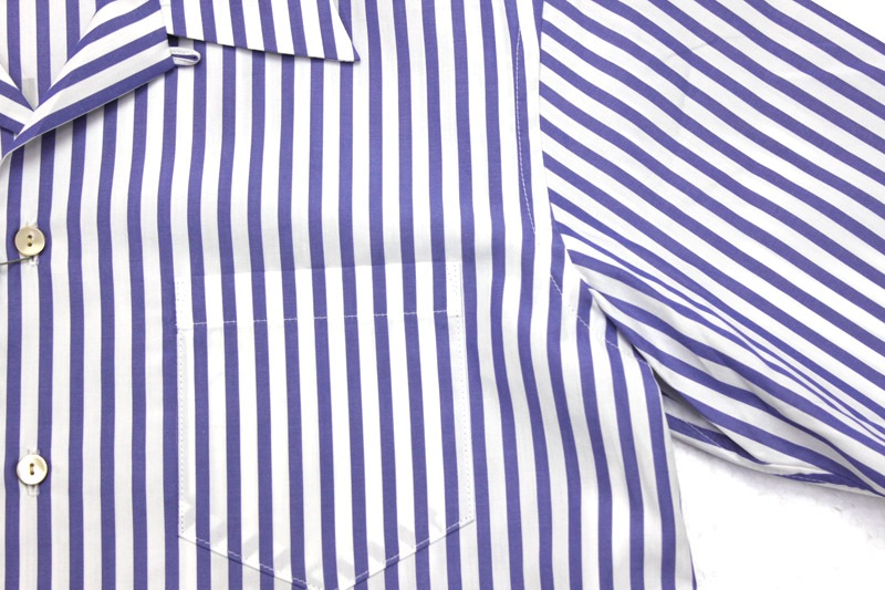 NORMAN �Υ�ޥ� Ⱦµ ����� BACK PRINT OPEN COLLAR SHIRTS NOR-0011