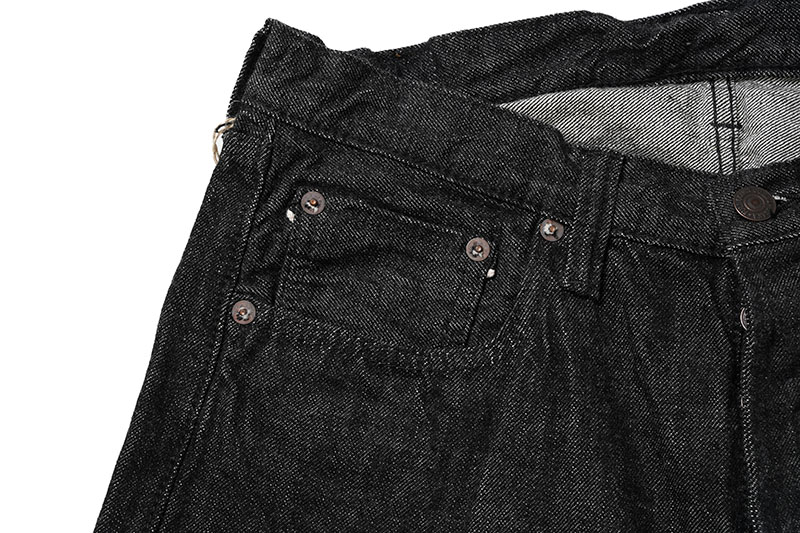 FULLCOUNT ե륫 ѥ Straight Black Selvedge Denim 1101BK