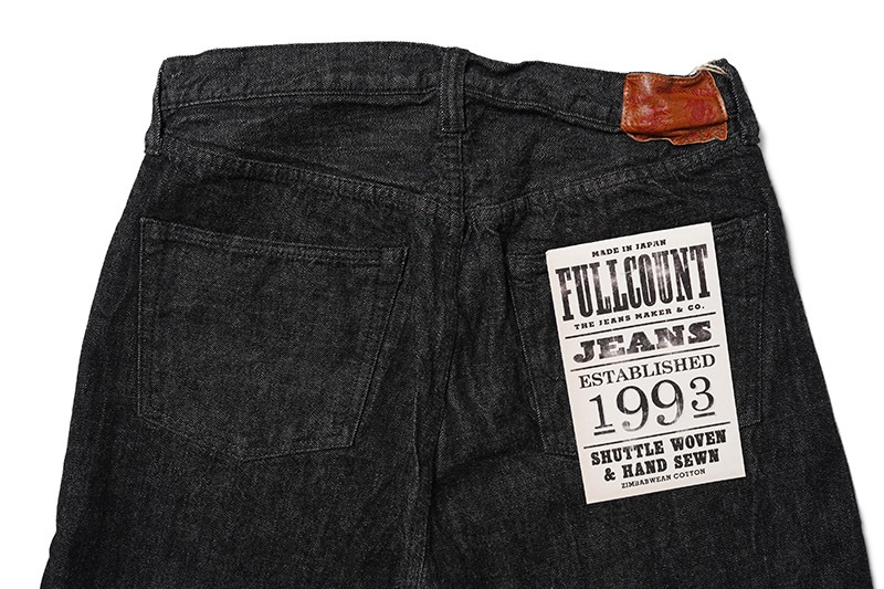 FULLCOUNT ե륫 ѥ Straight Black Selvedge Denim 1101BK