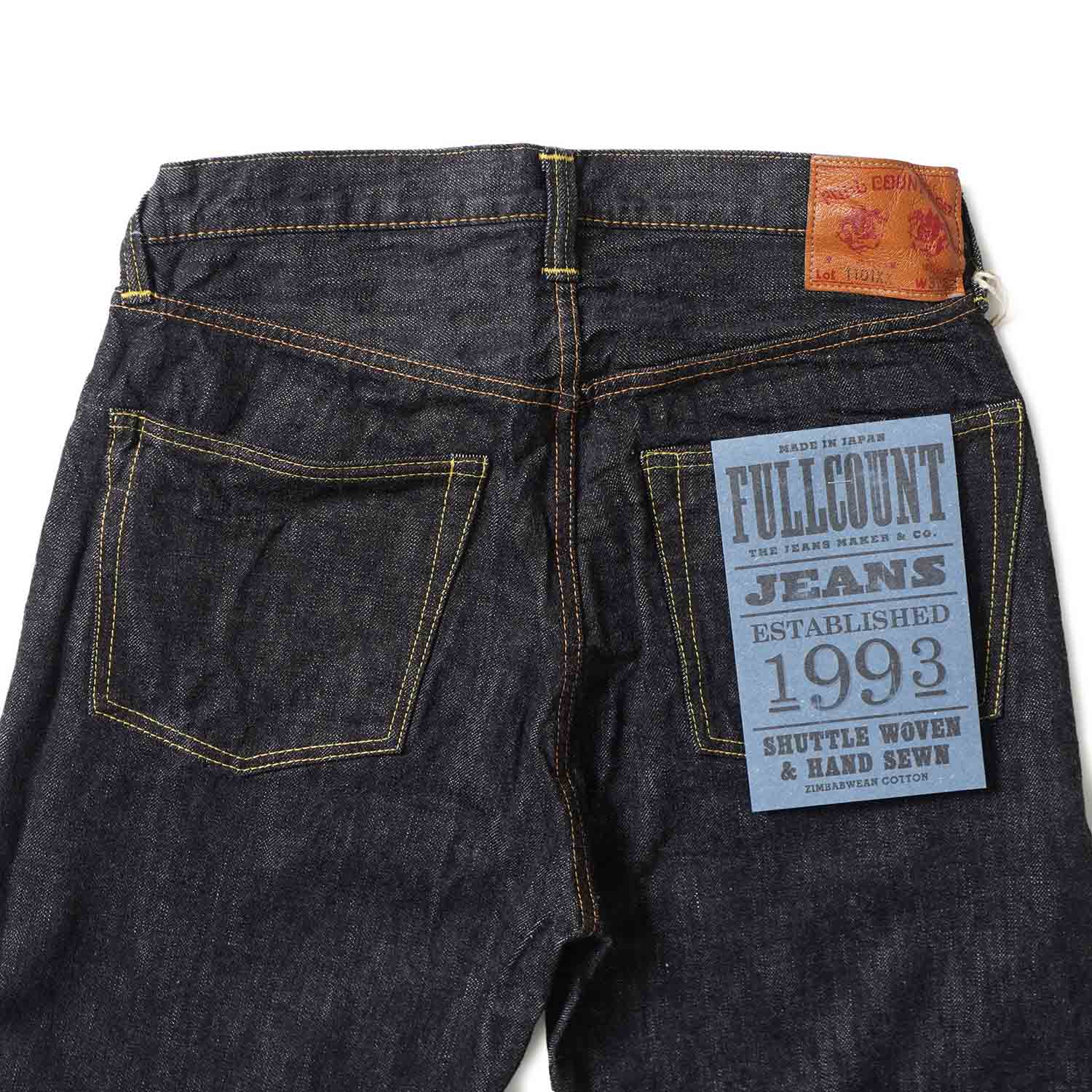 FULLCOUNT �ե륫����� �ѥ��  "Straight Denim Heavy Oz(One Wash)"  1101XXW