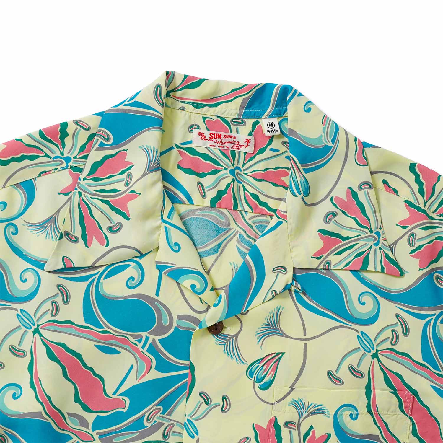 SUN SURF ���󥵡��� Ⱦµ �����ϥ���� RAYON HAWAIIAN SHIRT ��SPIDER LILY�� SS39619