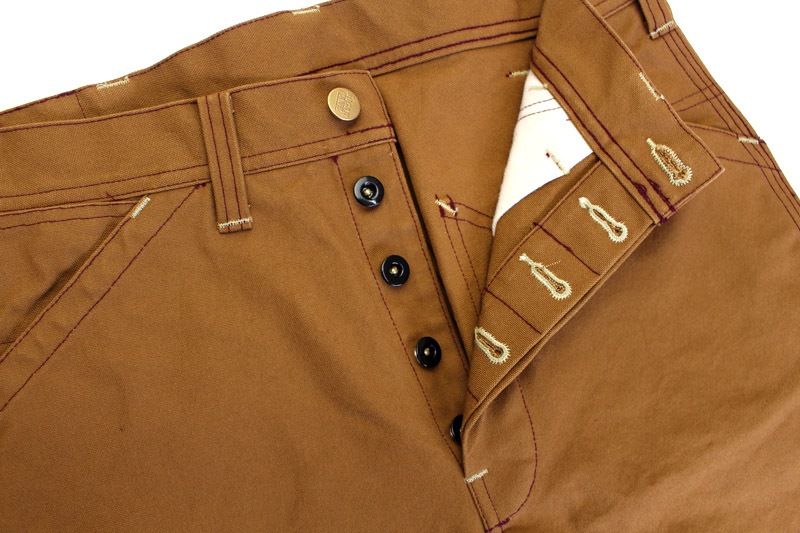 SUGAR CANE ���奬�������� ���Υ��󥿡��ץ饤�� �ѥ�� ��13oz BROWN DUCK WORK SHORTS�� SC51843