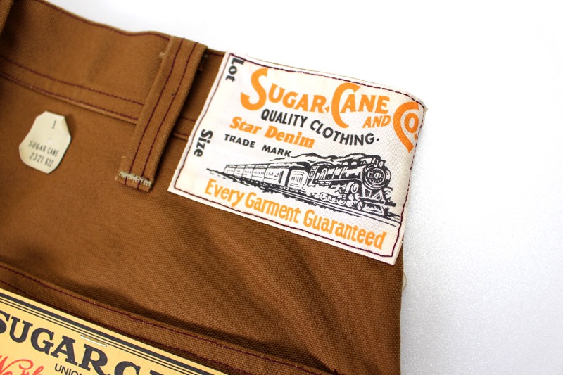 SUGAR CANE ���奬�������� ���Υ��󥿡��ץ饤�� �ѥ�� ��13oz BROWN DUCK WORK SHORTS�� SC51843