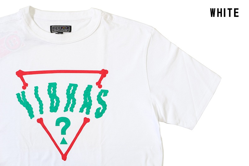 �ں߸˰��ݥ�����50��OFF��GUESS GREEN LABEL ���� ���꡼��졼�٥� Ⱦµ T�����"TRIANGLE LOGO S/S TEE" M91I67K44I