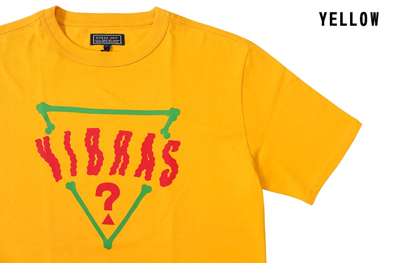 �ں߸˰��ݥ�����50��OFF��GUESS GREEN LABEL ���� ���꡼��졼�٥� Ⱦµ T�����"TRIANGLE LOGO S/S TEE" M91I67K44I