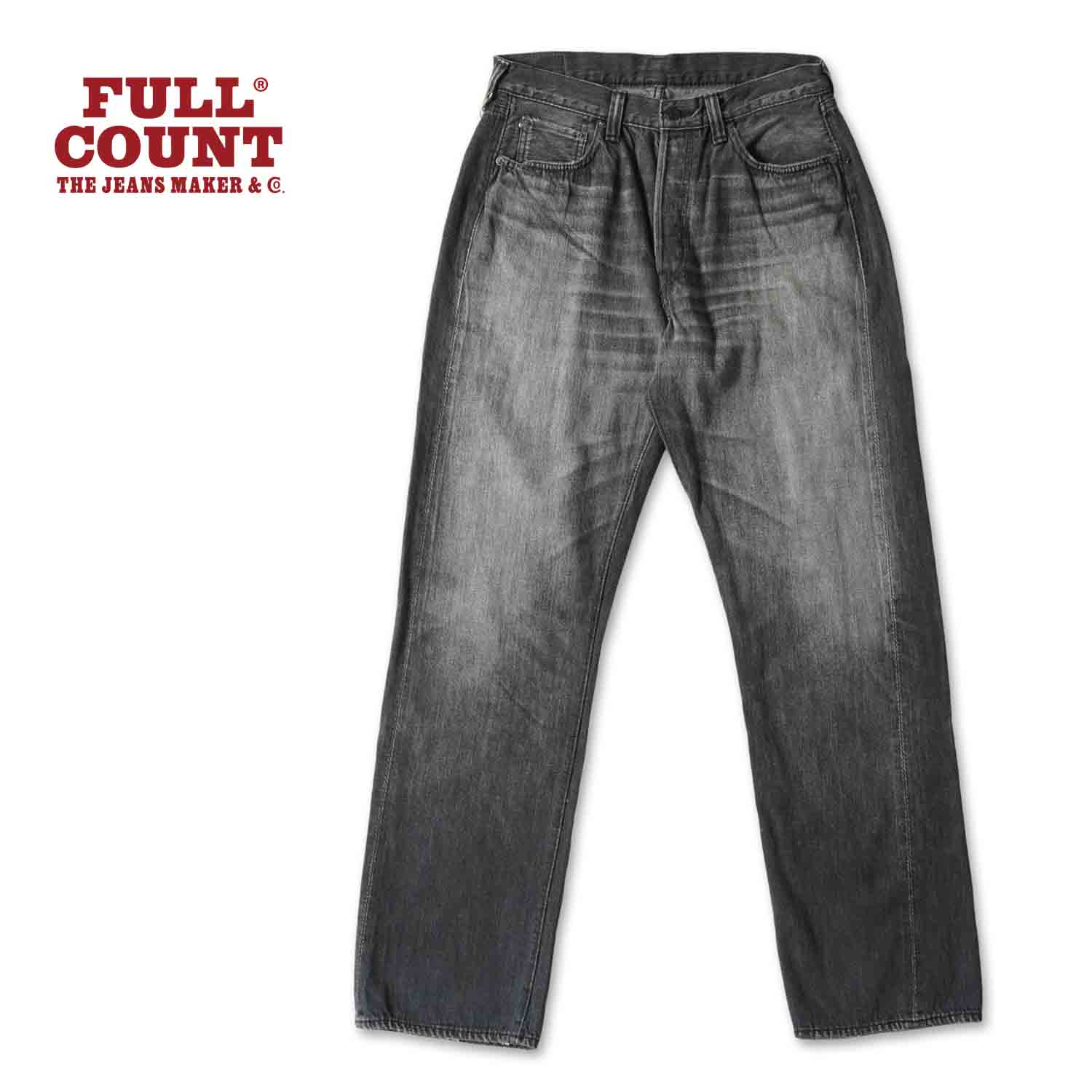 FULLCOUNT �ե륫����� �ѥ��  "Straight Black Selvedge Denim Dartford(Super Smooth)"  1101BKSSHW