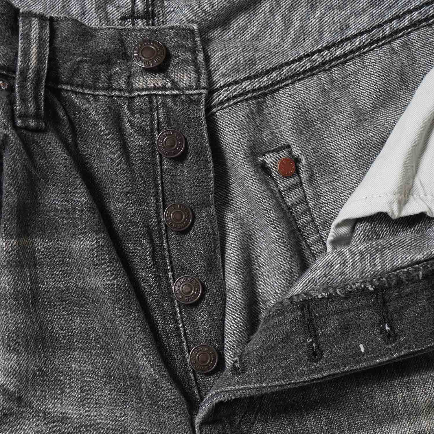 FULLCOUNT �ե륫����� �ѥ��  "Straight Black Selvedge Denim Dartford(Super Smooth)"  1101BKSSHW