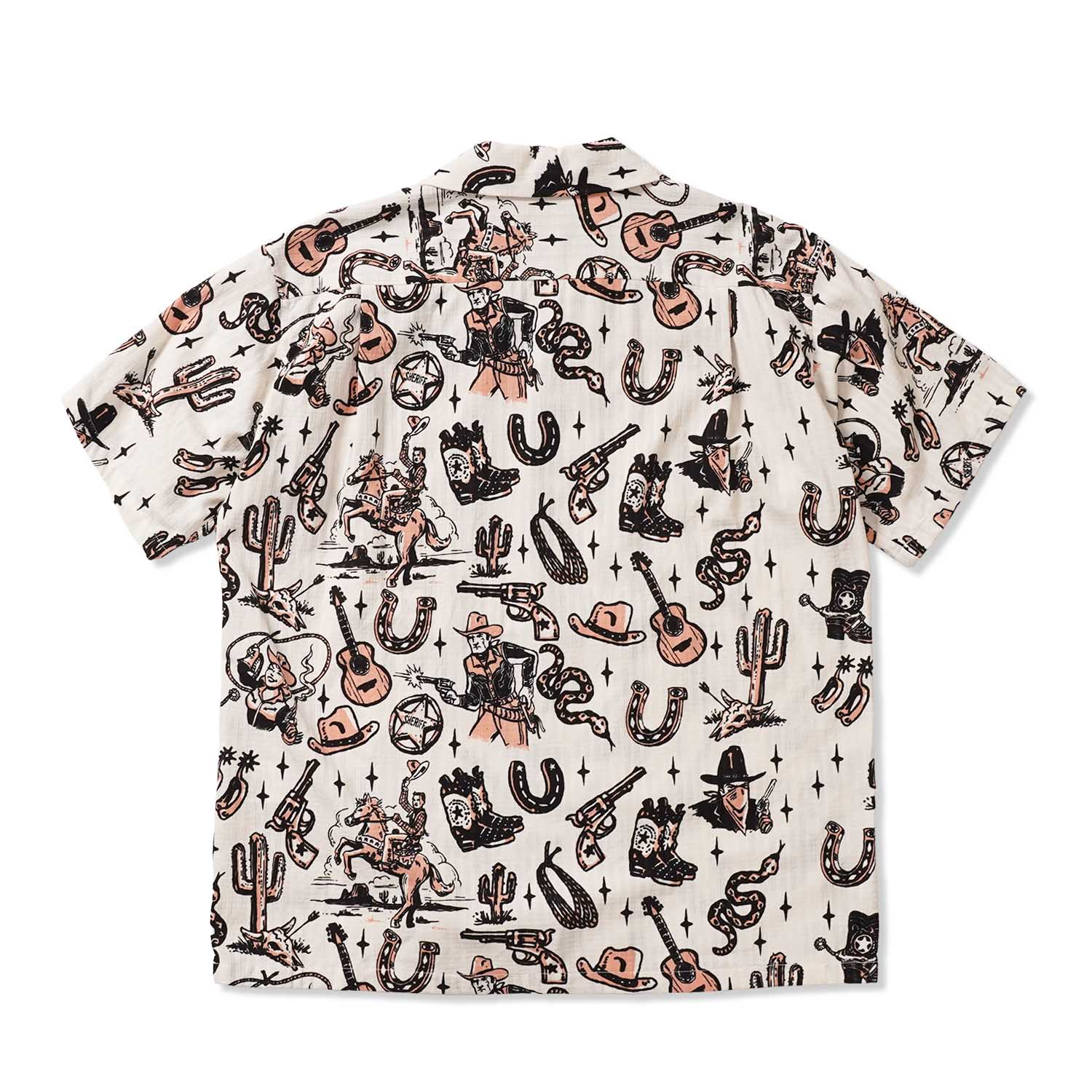 STAR OF HOLLYWOOD ���������֥ϥꥦ�å� Ⱦµ ����� DOBBY COTTON OPEN SHIRT  ��THE WESTERNER" by VINCE RAY  SH39706