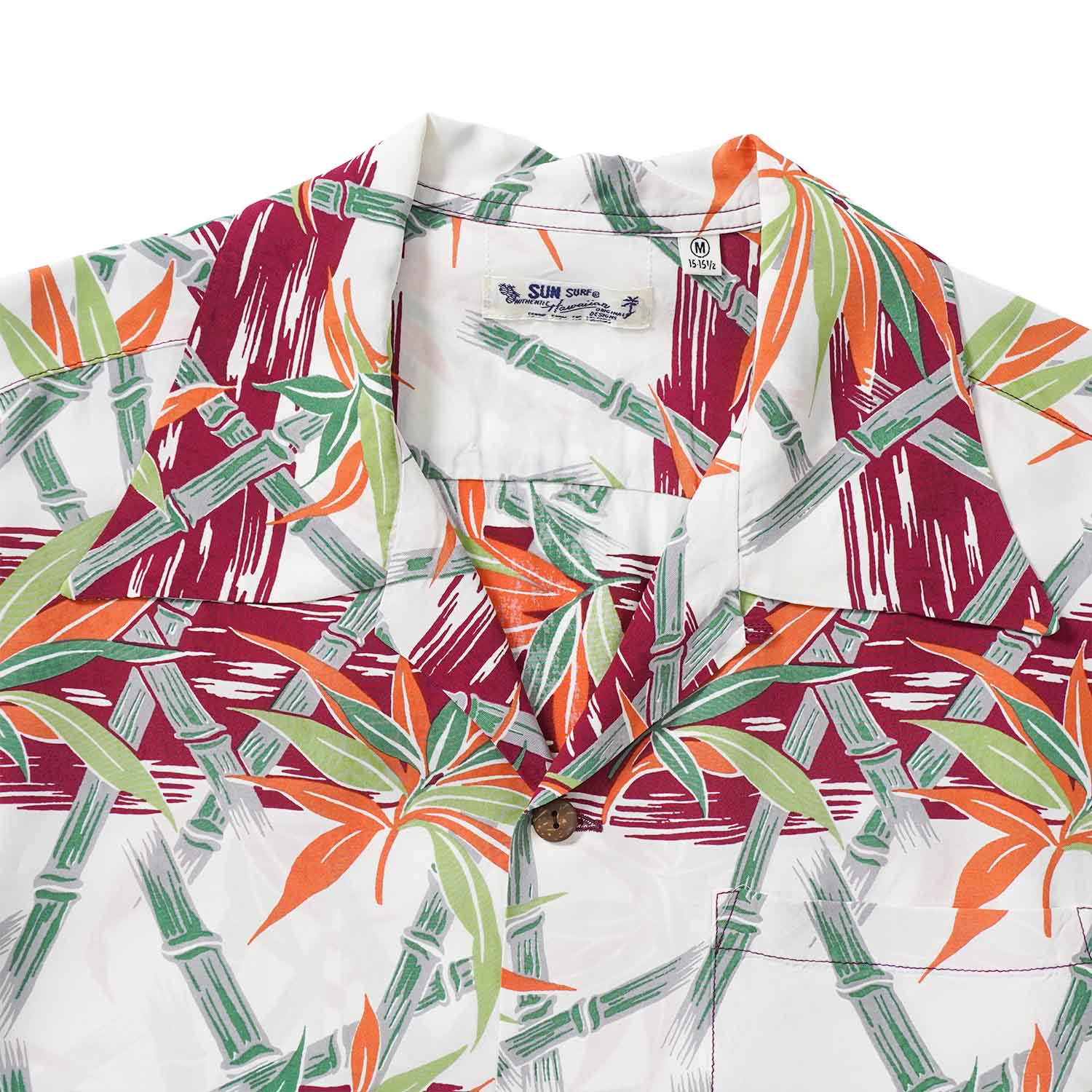 SUN SURF ���󥵡��� Ⱦµ �����ϥ���� RAYON HAWAIIAN SHIRT ��BAMBOO GRASSLANDS�� SS39625