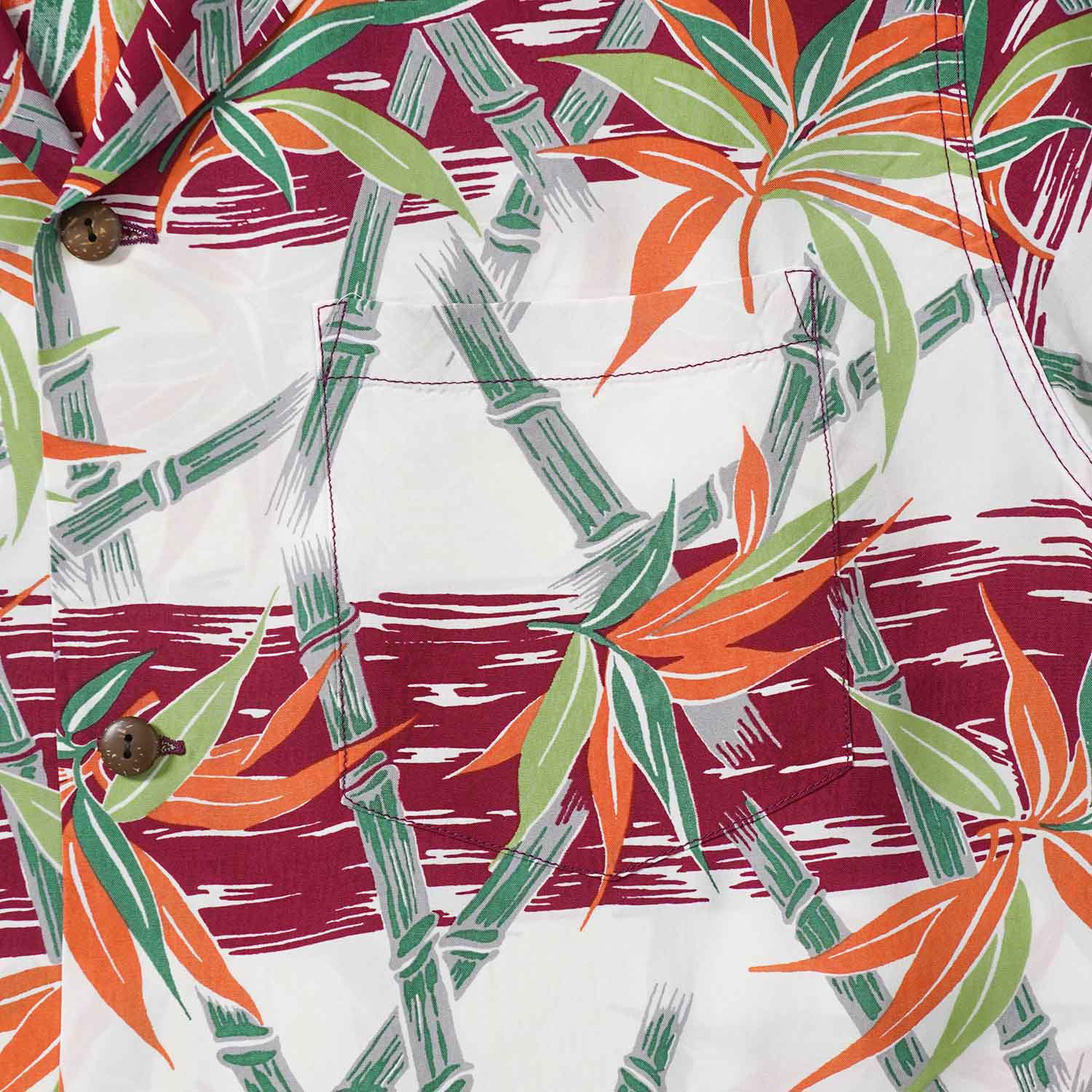 SUN SURF ���󥵡��� Ⱦµ �����ϥ���� RAYON HAWAIIAN SHIRT ��BAMBOO GRASSLANDS�� SS39625