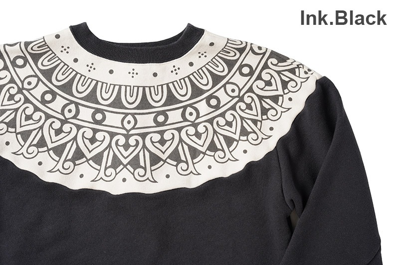 FULLCOUNT �ե륫����� �������å� �ȥ졼�ʡ� "Tribal Pattern Sweatshirts" 3764