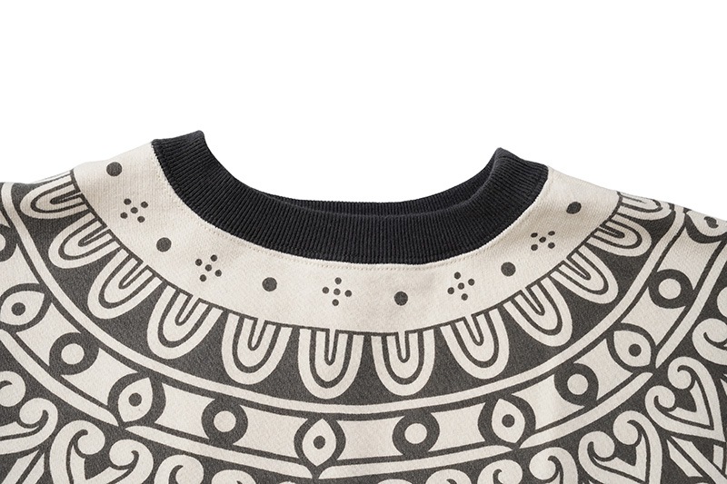 FULLCOUNT �ե륫����� �������å� �ȥ졼�ʡ� "Tribal Pattern Sweatshirts" 3764