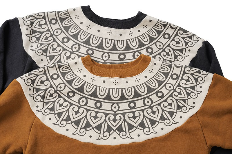 FULLCOUNT �ե륫����� �������å� �ȥ졼�ʡ� "Tribal Pattern Sweatshirts" 3764