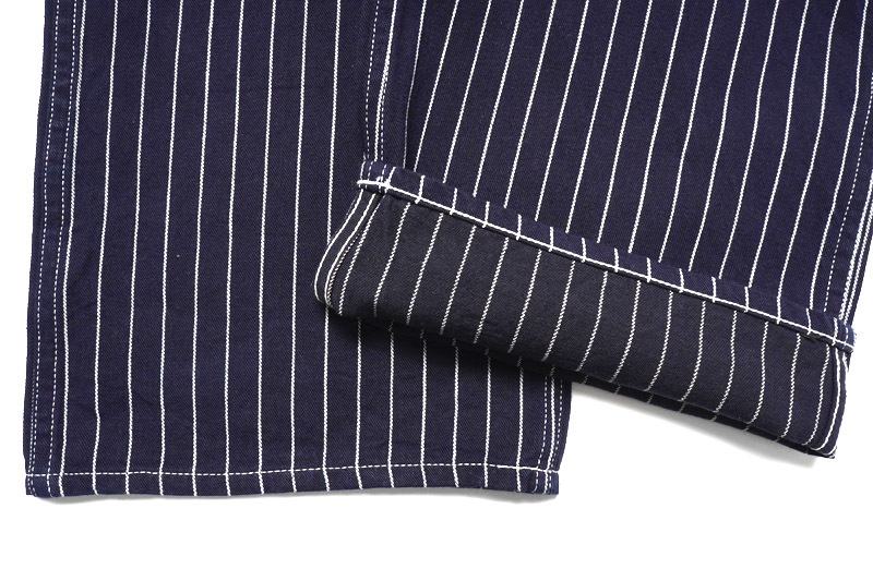 HEADLIGHT �إåɥ饤�� �����С�������  "8oz. SPECIAL WOVEN STRIPE DENIM LOW BACK OVERALLS"  HD42498