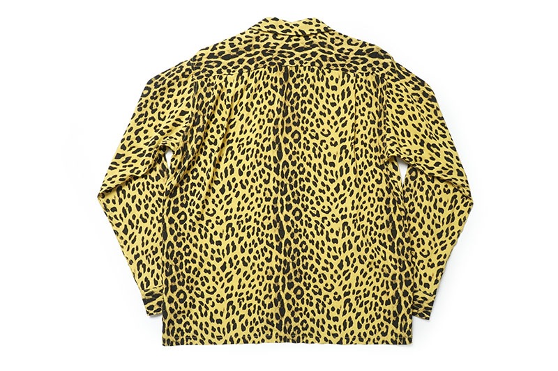 STAR OF HOLLYWOOD ���������֥ϥꥦ�å� Ĺµ ����� HIGH DENSITY RAYON L/S OPEN SHIRT  "LEOPARD"  SH29489