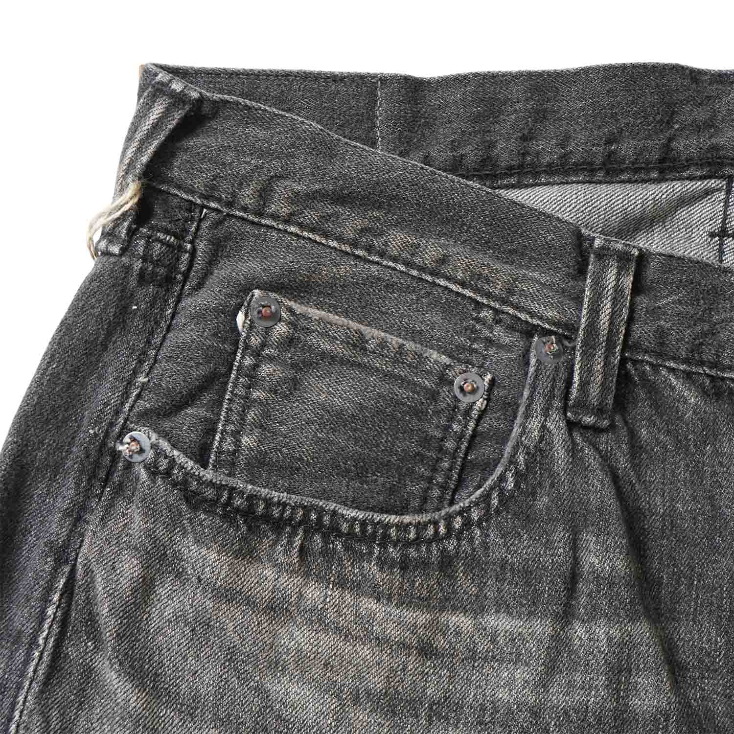 FULLCOUNT �ե륫����� �ѥ��  "Wide Black Selvedge Denim Dartford(Super Smooth)"  0105BKSSHW