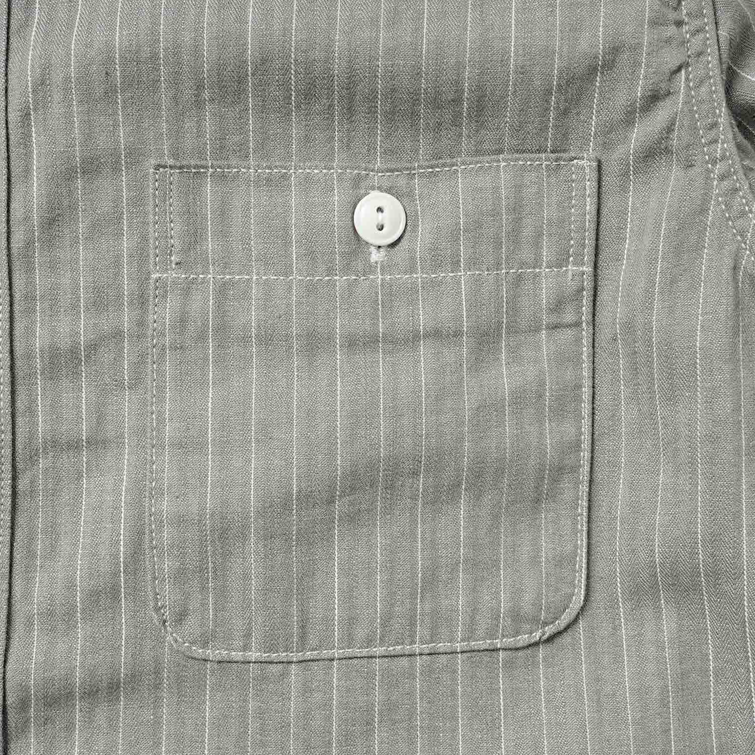 FULLCOUNT �ե륫����� Ĺµ����� "Herringbone Pencil Stripe Work Shirt" 4810G