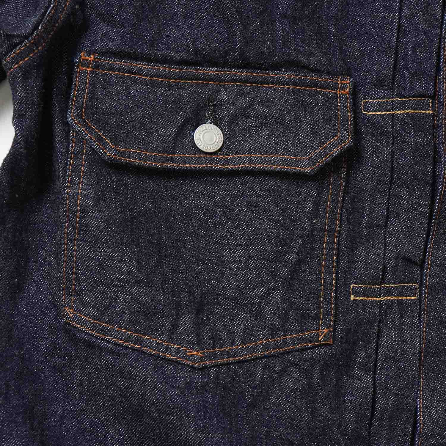 FULLCOUNT �ե륫����� �ǥ˥� ���㥱�å�  ��Type 2 Denim Jacket 13.7oz��  2102W-20